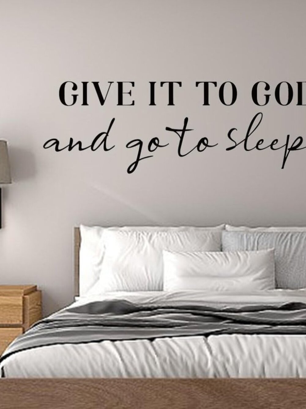 Wall Decals Give It to God Quotes Wall Stickers Vinyl Art Decor Stickers DIY Say